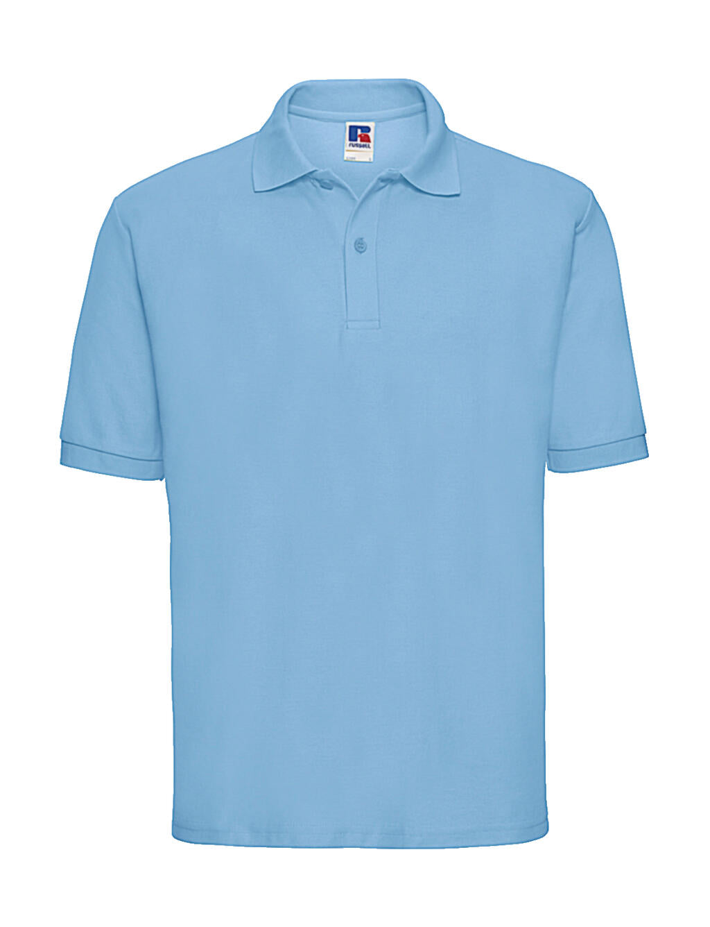  Men's Classic Polycotton Polo in Farbe Sky
