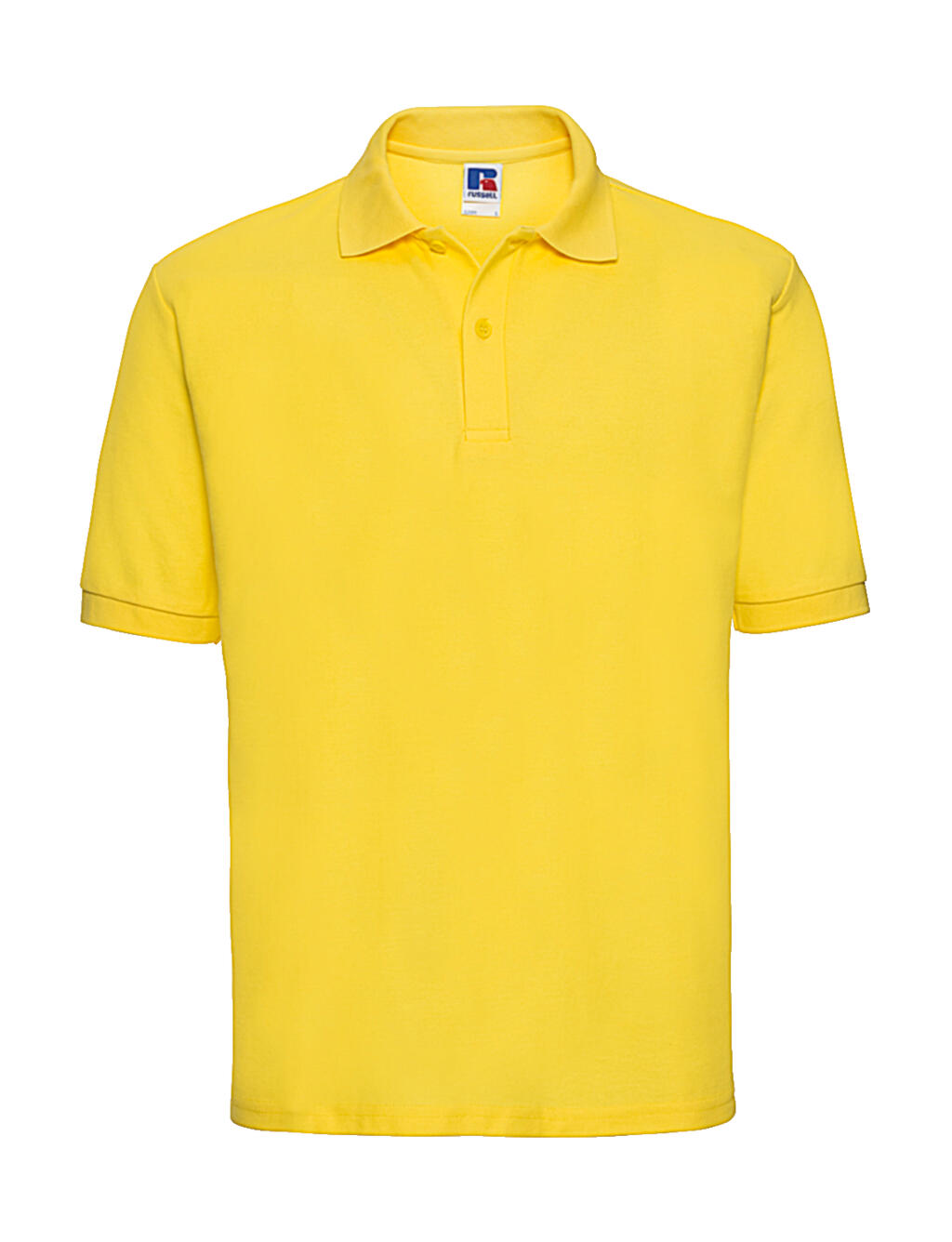  Men's Classic Polycotton Polo in Farbe Yellow
