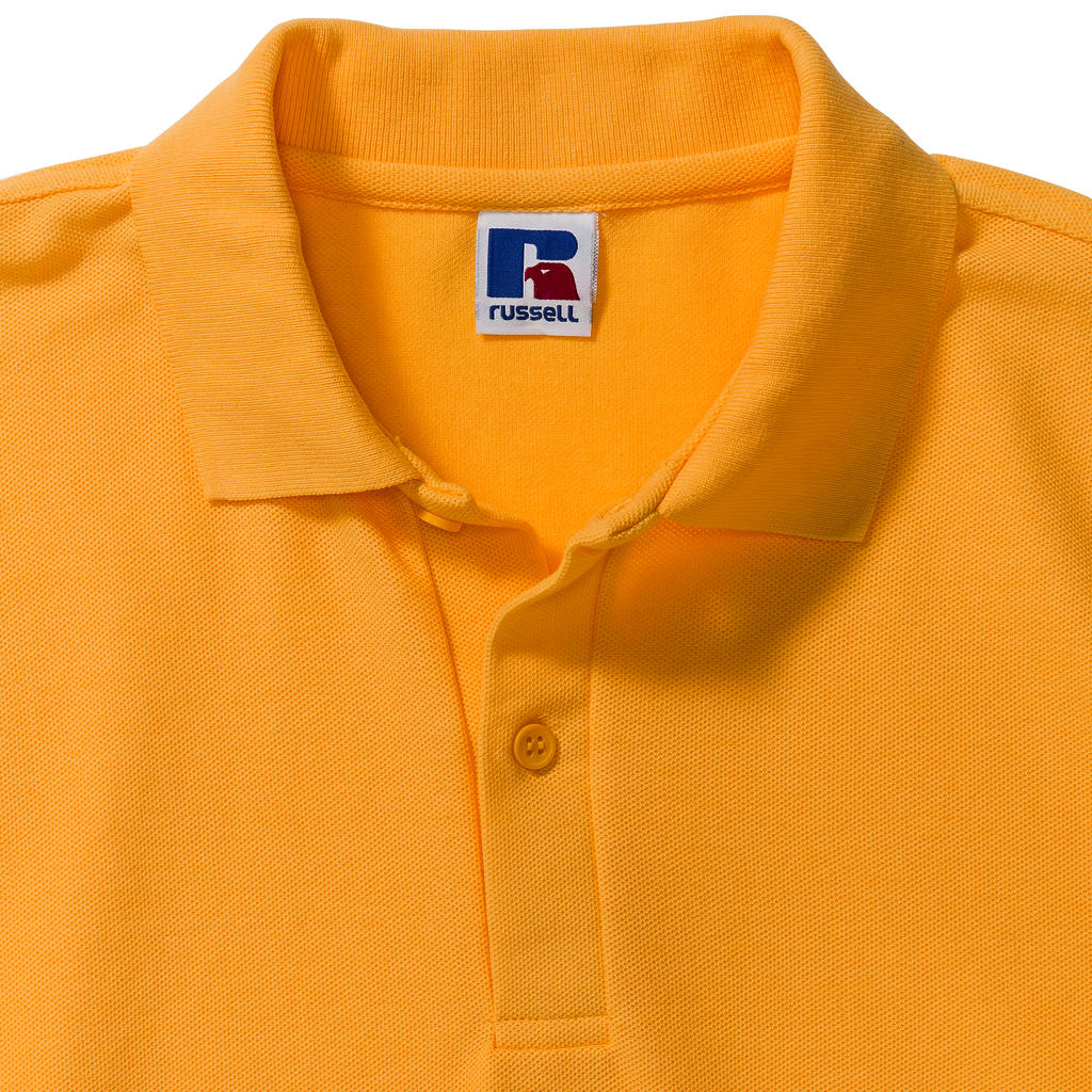  Men's Classic Polycotton Polo in Farbe White