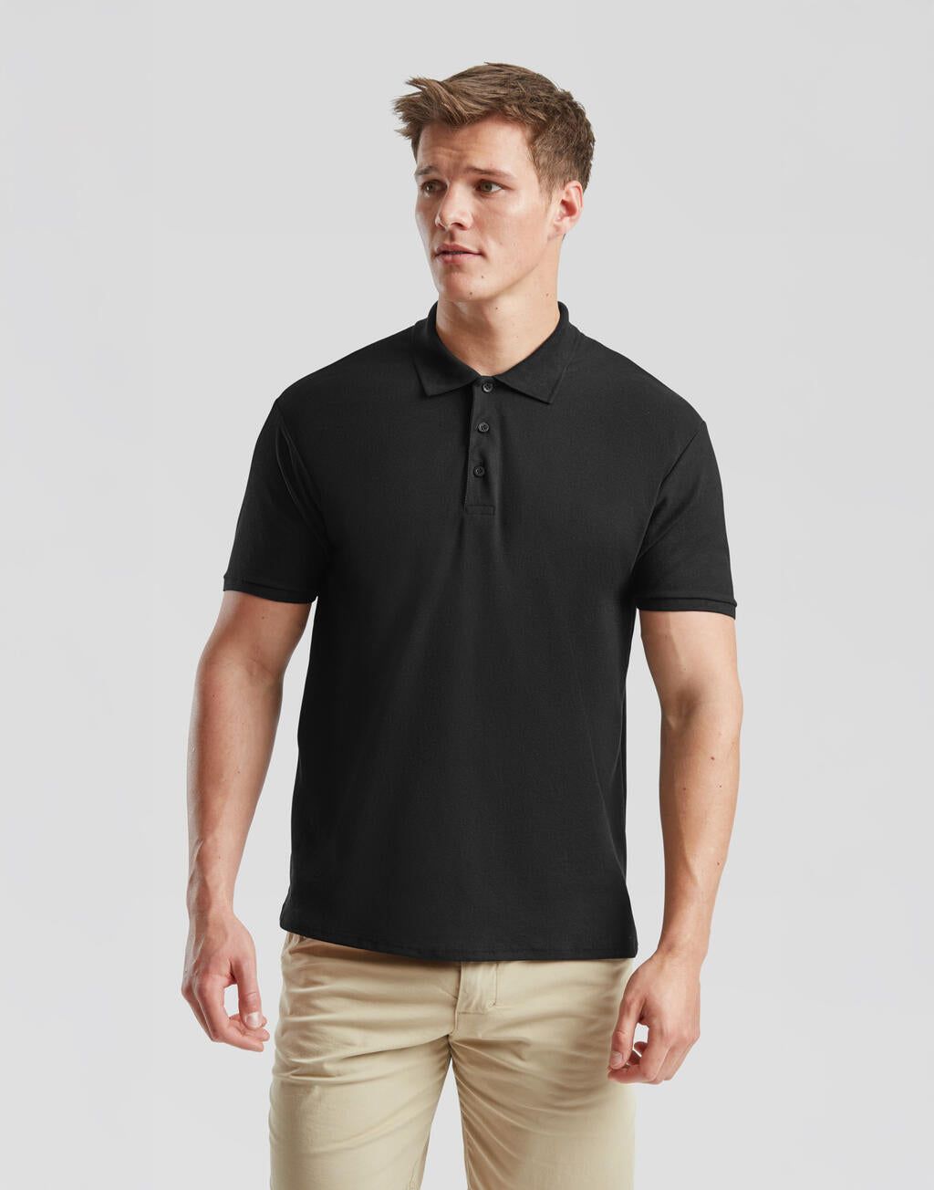 65/35 Polo in Farbe White