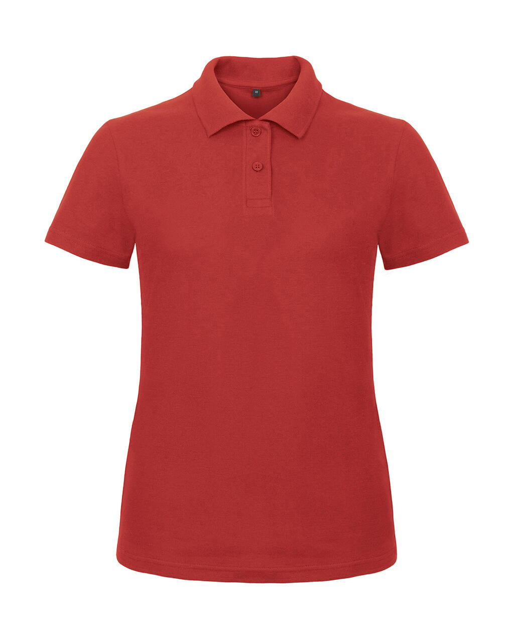 ID.001/women Piqué Polo Shirt in Farbe Red