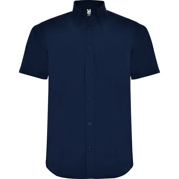 Kurzärmeliges Shirt Aifos in Farbe Navy