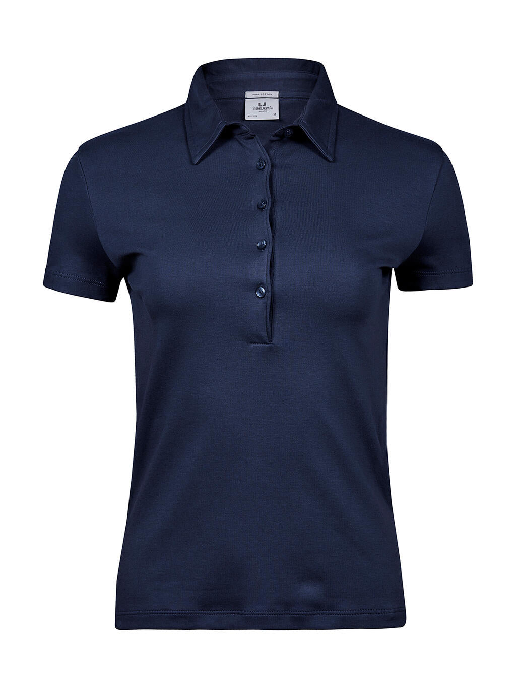  Ladies' Pima Cotton Polo in Farbe Navy