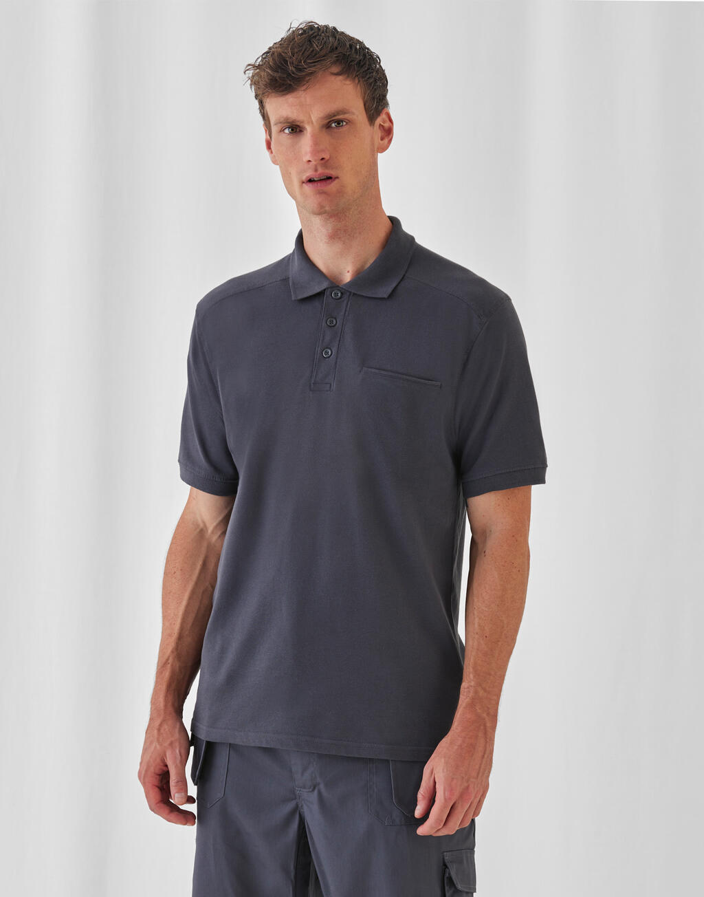  Skill Pro Workwear Pocket Polo in Farbe Black
