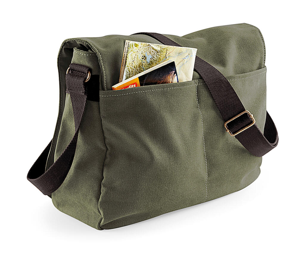  Vintage Canvas Despatch Bag in Farbe Vintage Black