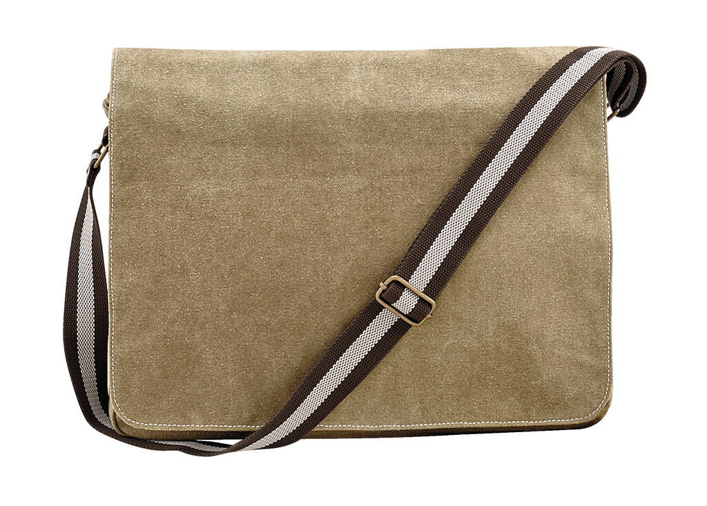  Vintage Canvas Despatch Bag in Farbe Sahara