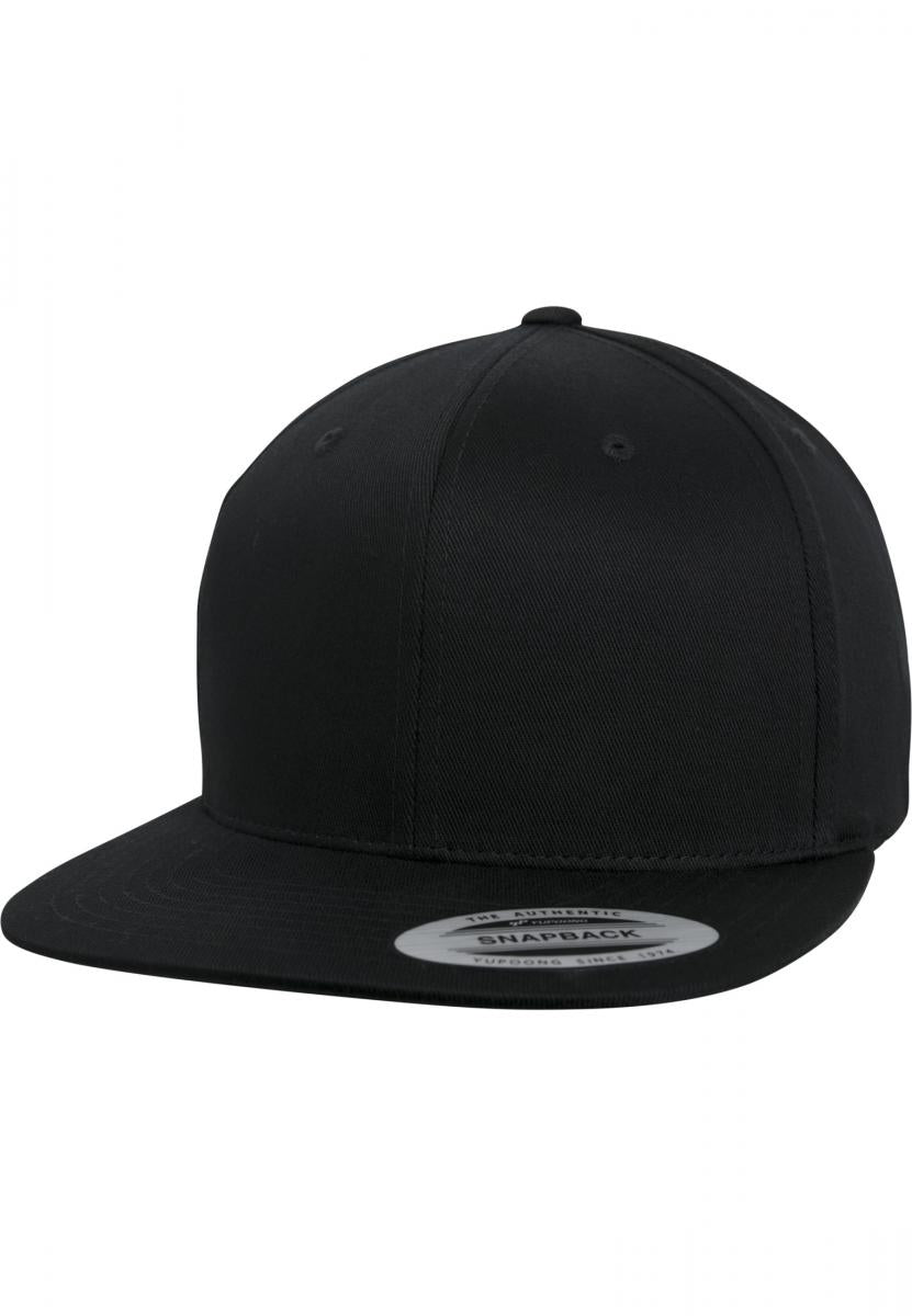  Organic Cotton Snapback in Farbe black
