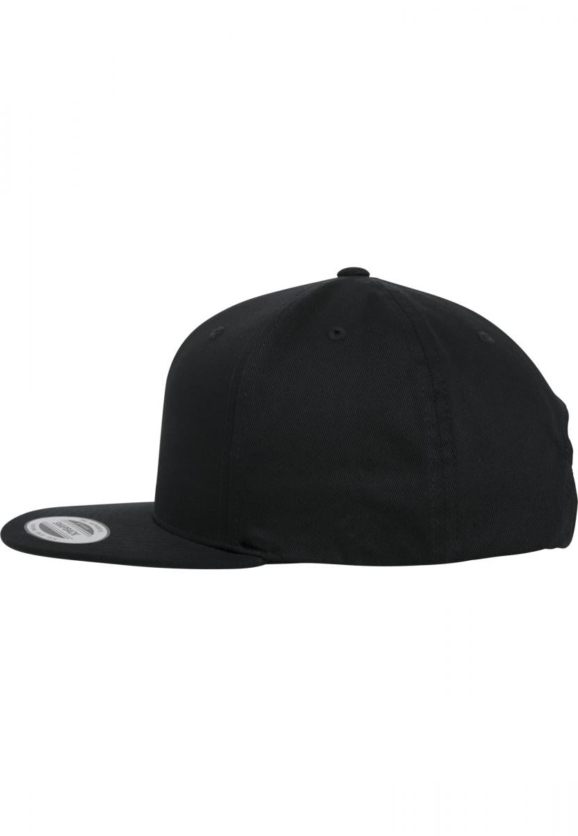  Organic Cotton Snapback in Farbe black