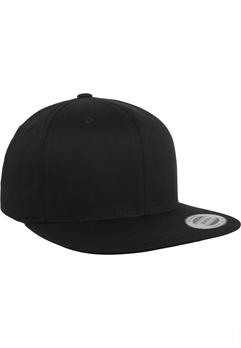  Organic Cotton Snapback in Farbe black