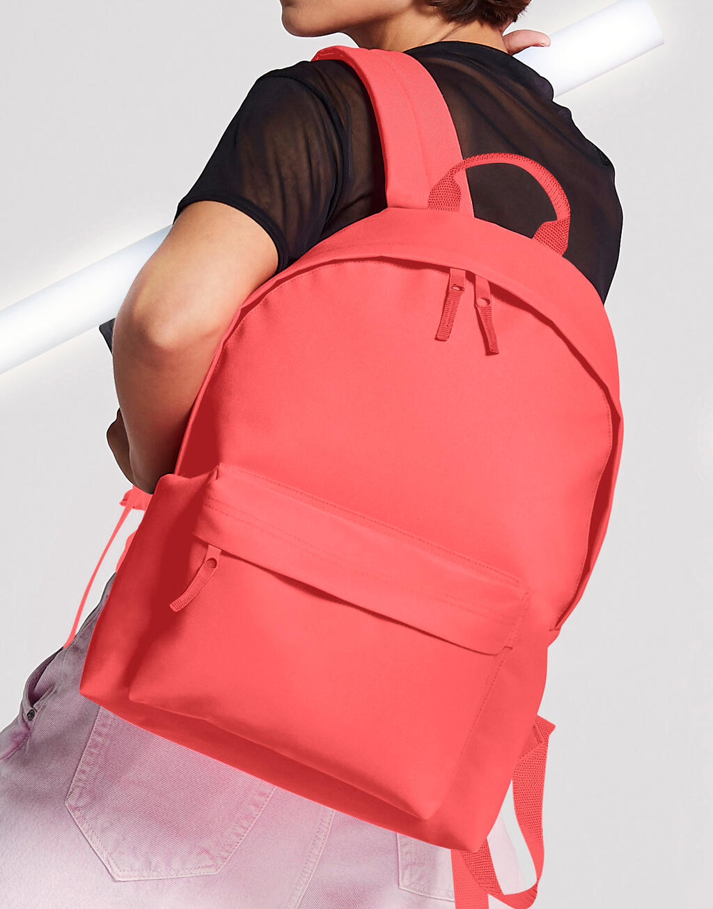  Original Fashion Backpack in Farbe White/Graphite Grey
