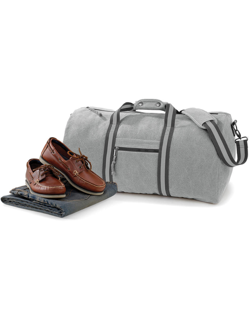  Vintage Canvas Holdall  in Farbe Vintage Black