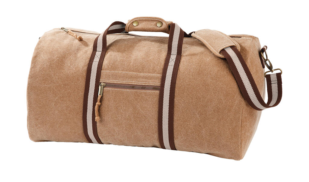  Vintage Canvas Holdall  in Farbe Sahara