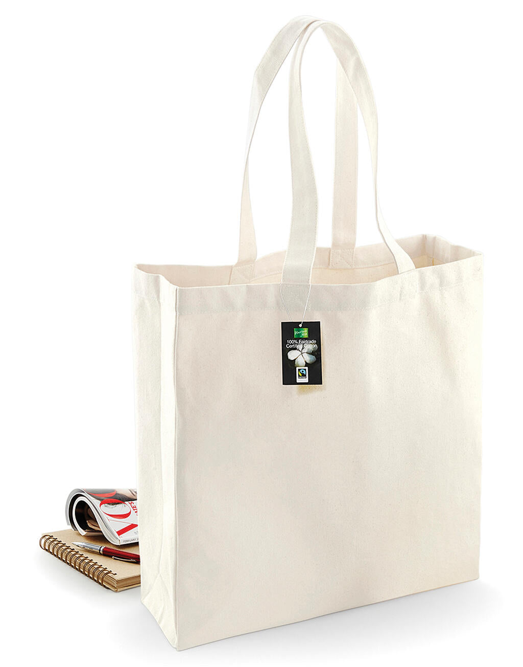  Fairtrade Cotton Classic Shopper in Farbe Natural