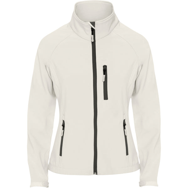 Softshell Antartida Woman in Farbe Pearl  White