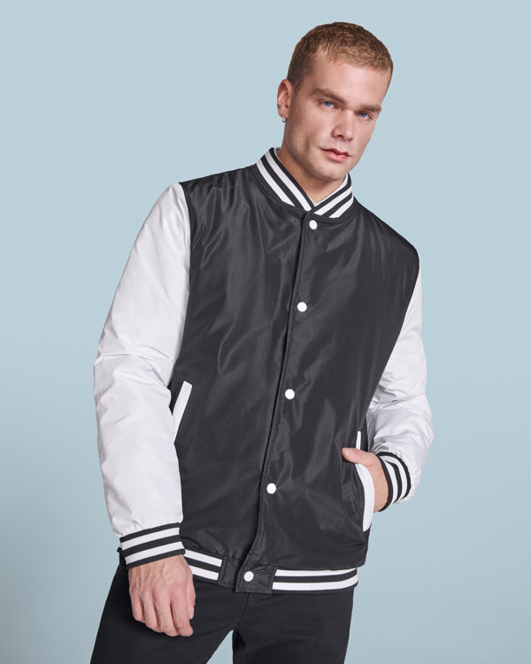 Jacke California  in Farbe Black/White