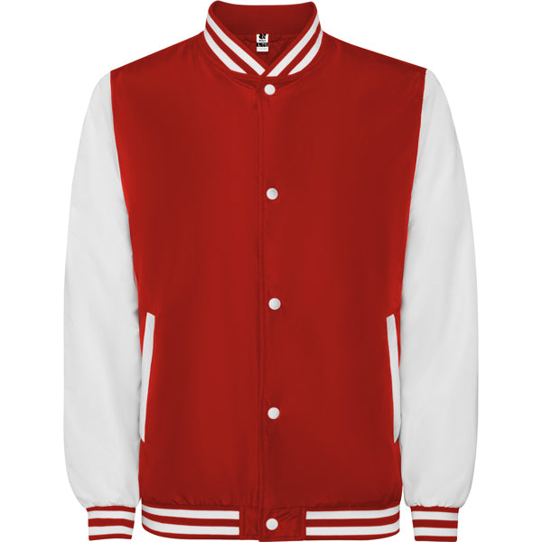 Jacke California  in Farbe Red/White