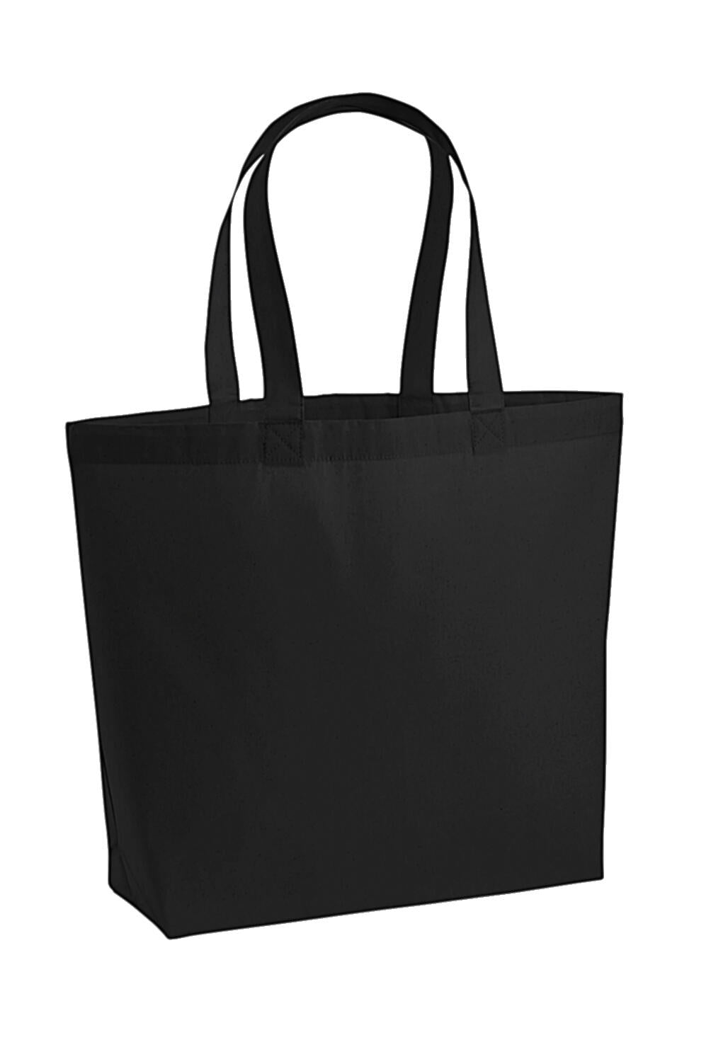  Premium Cotton Maxi Tote in Farbe Black