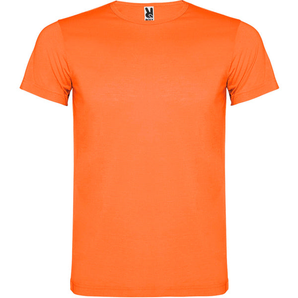 T-Shirt Akita  in Farbe Fluor Orange