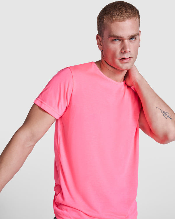 T-Shirt Akita  in Farbe Fluor Yellow
