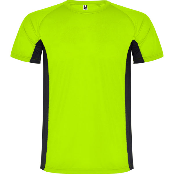 T-Shirt Shanghai  in Farbe Fluor Green/Black
