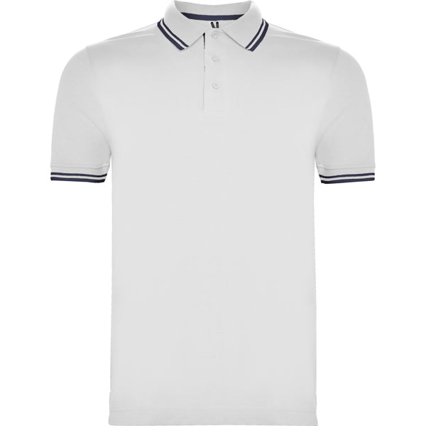 Poloshirt Montreal in Farbe White/Navy