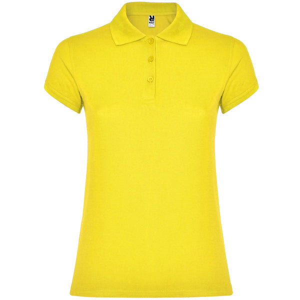 Poloshirt Star Woman  in Farbe Yellow