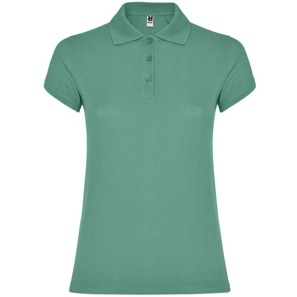 Poloshirt Star Woman  in Farbe Dark Mint