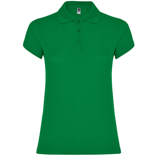 Poloshirt Star Woman  in Farbe Tropical Green