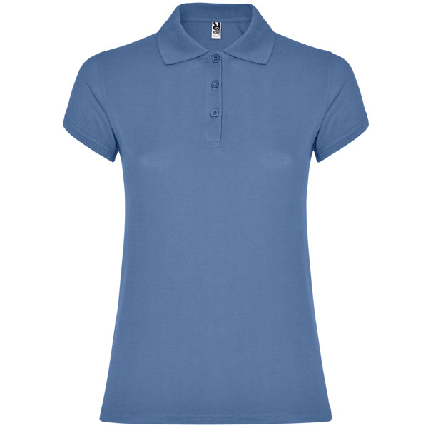 Poloshirt Star Woman  in Farbe Riviera Blue