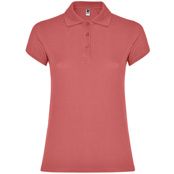 Poloshirt Star Woman  in Farbe Chrysanthemum Red
