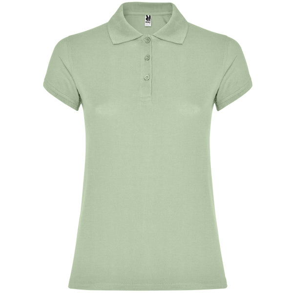 Poloshirt Star Woman  in Farbe Mist Green