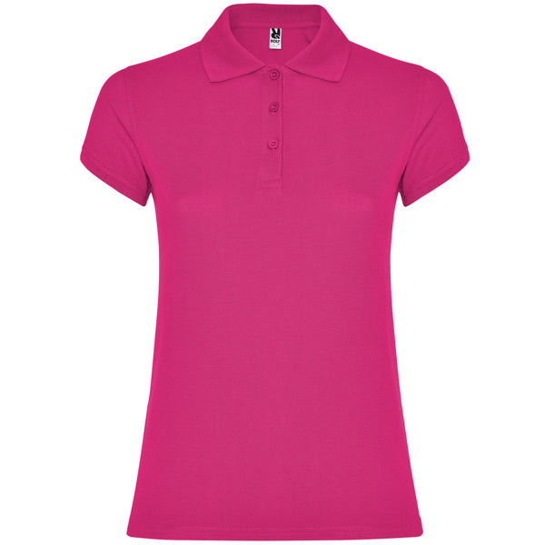 Poloshirt Star Woman  in Farbe Rosette