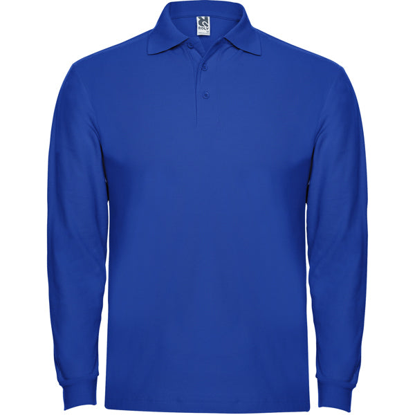 Langärmeliges Poloshirt Estrella  in Farbe Royal Blue