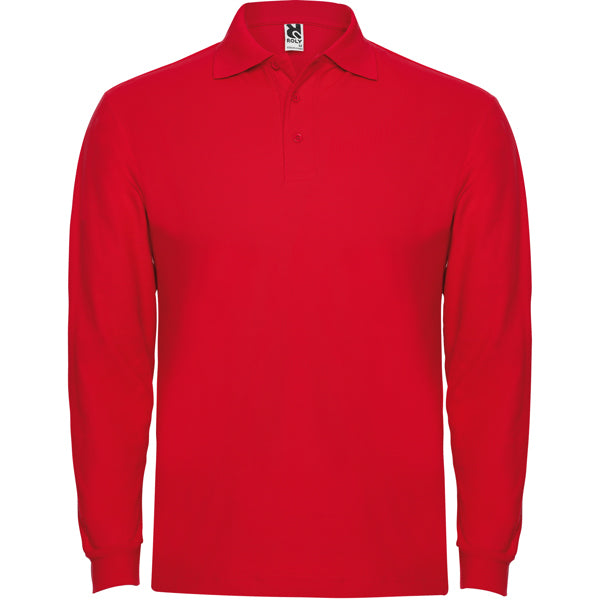 Langärmeliges Poloshirt Estrella  in Farbe Red