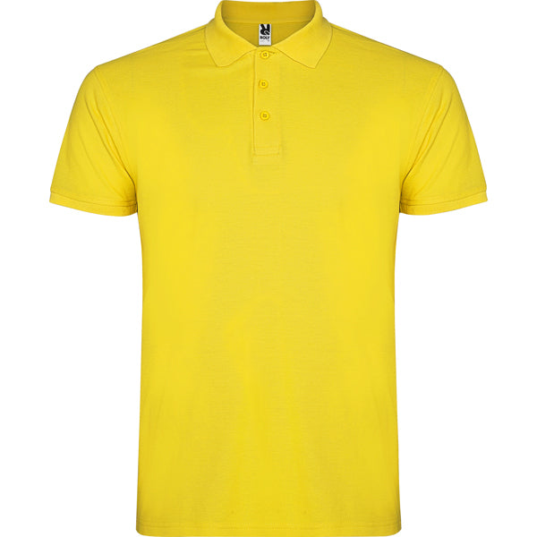 Poloshirt Star  in Farbe Yellow
