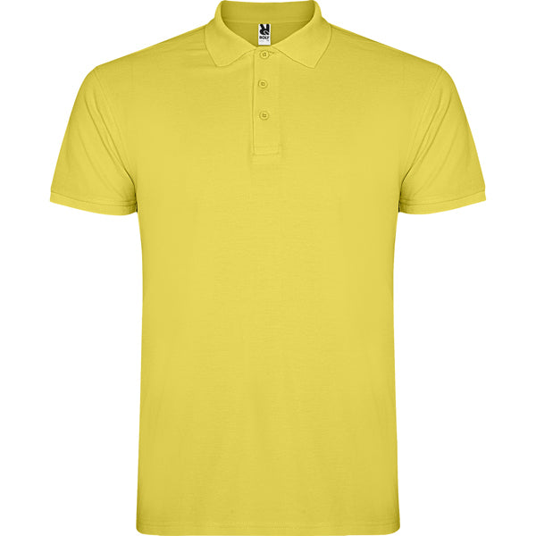 Poloshirt Star Corn Yellow in Farbe Maisgelb
