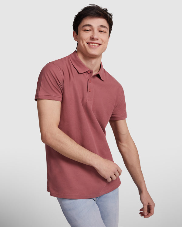 Poloshirt Star  in Farbe White