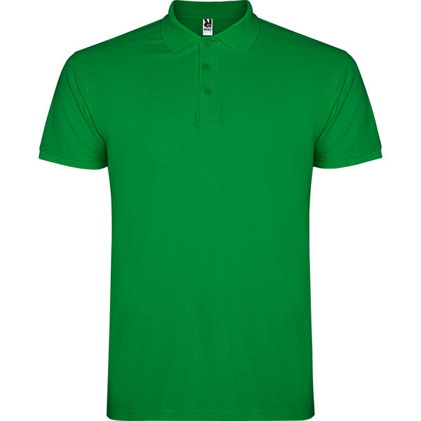 Poloshirt Star  in Farbe Tropical Green