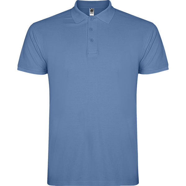 Poloshirt Star  in Farbe Riviera Blue