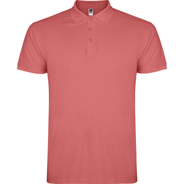 Poloshirt Star  in Farbe Chrysanthemum Red