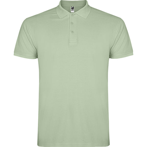 Poloshirt Star  in Farbe Mist Green