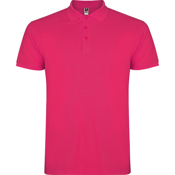Poloshirt Star  in Farbe Rosette