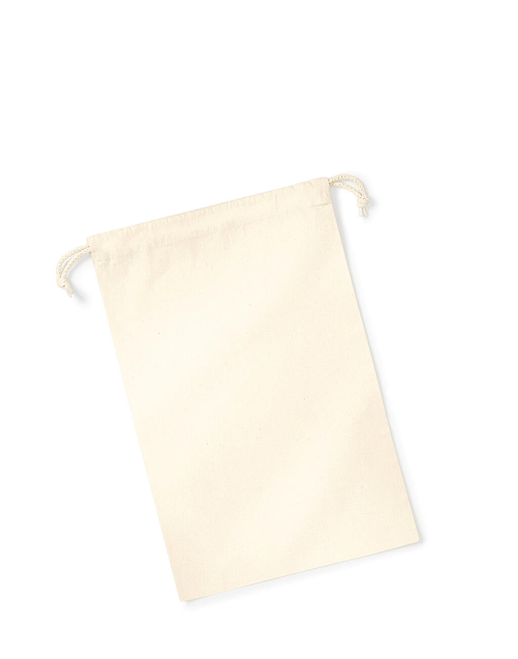  Organic Premium Cotton Stuff Bag in Farbe Natural