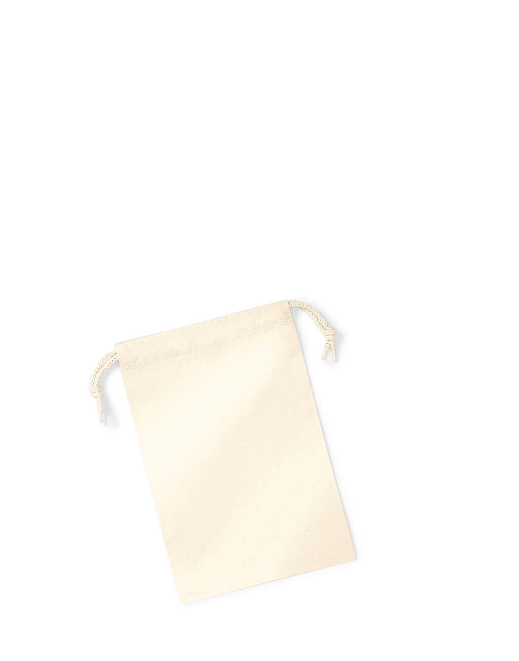  Organic Premium Cotton Stuff Bag in Farbe Natural