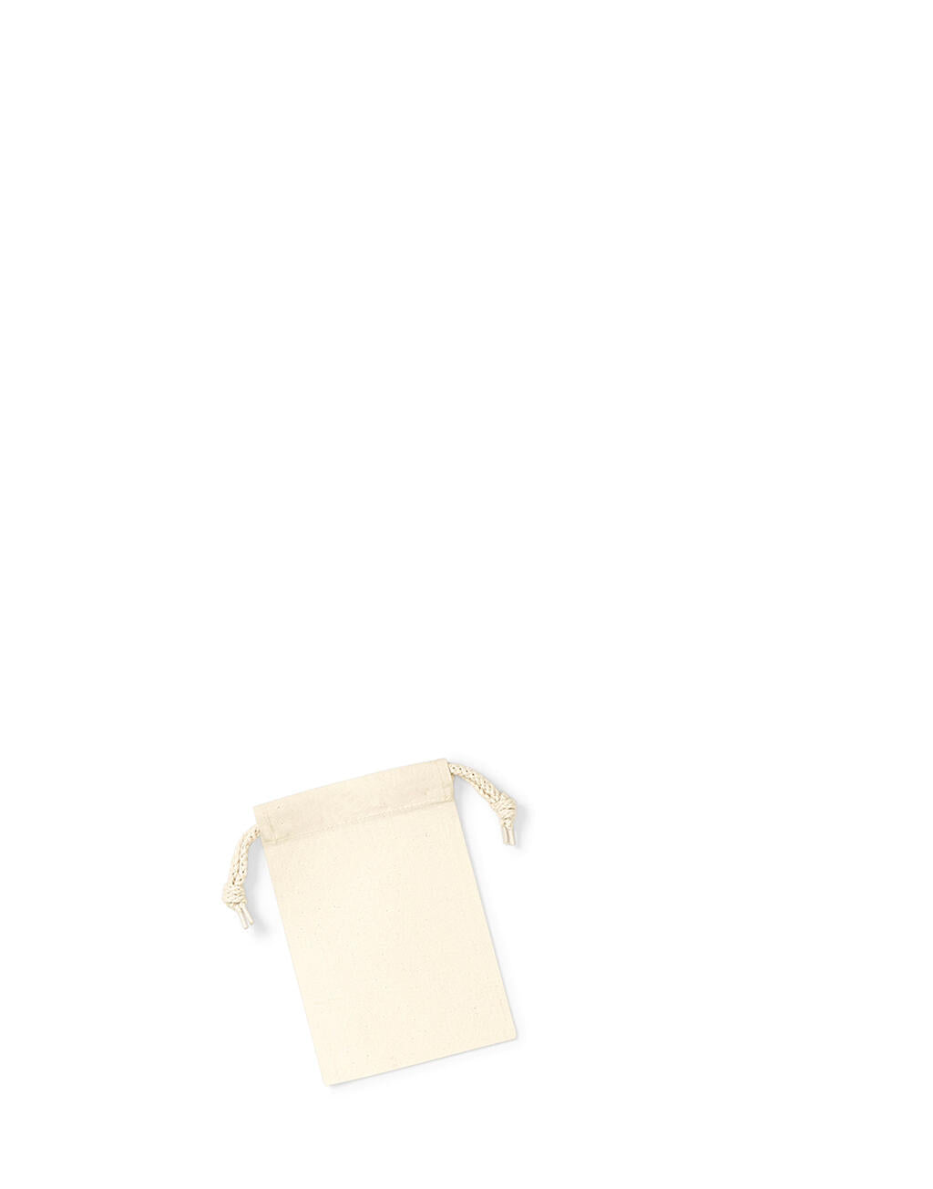  Organic Premium Cotton Stuff Bag in Farbe Natural