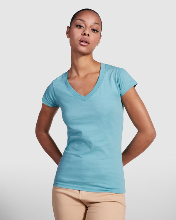 T-Shirt Victoria  in Farbe White