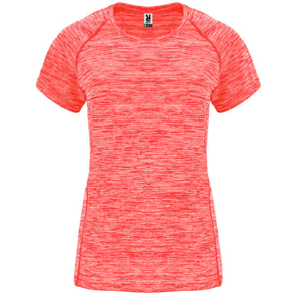 T-Shirt Austin Woman  in Farbe Heather Fluor Coral
