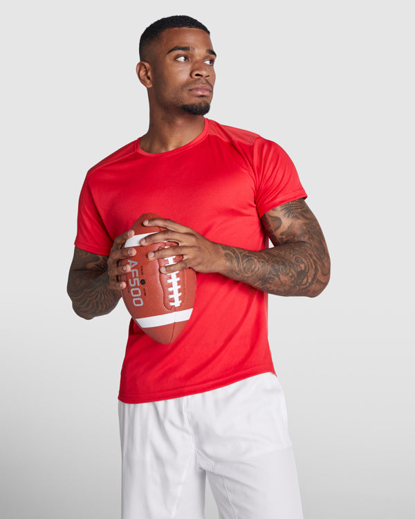 T-Shirt Detroit  in Farbe White/Turquoise