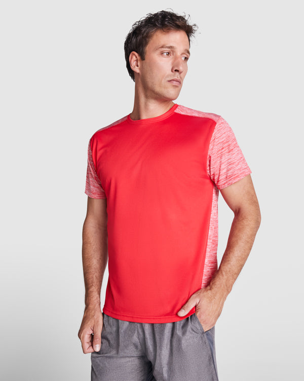 T-Shirt Zolder  in Farbe White/Heather Black