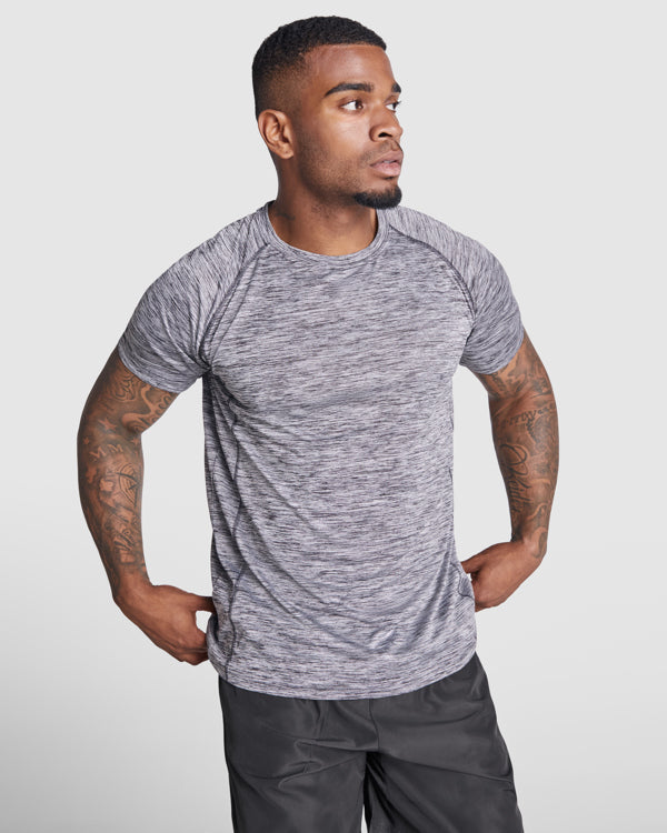 T-Shirt Austin  in Farbe Heather Black